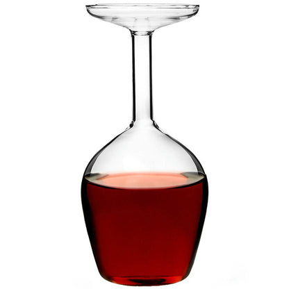 Upside Down Wine Glass