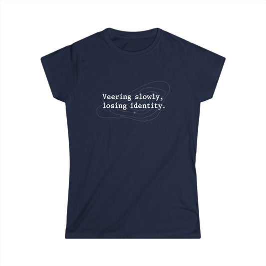 The Shipping Forecast: Veering slowly, losing identity Women's Fitted T-shirt
