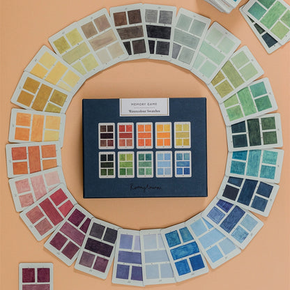 Watercolour Swatches Memory Card Game