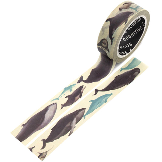 Aquatic Megafauna Washi Tape