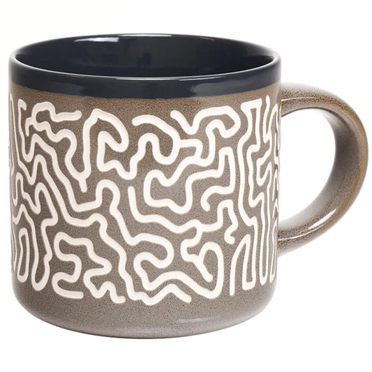 Brain Coral Hand-Carved Mug