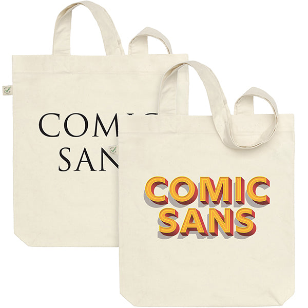 Comic Sans Fan Double-sided Tote Bag