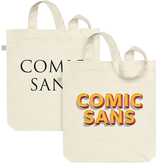Comic Sans Fan Double-sided Tote Bag