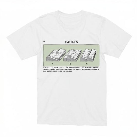 (Not actually our) Faults Unisex T-Shirt  - SAMPLE MEDIUM ONLY