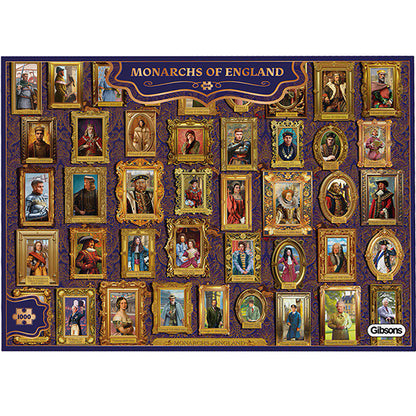 Monarchs of England 1000-Piece Jigsaw Puzzle