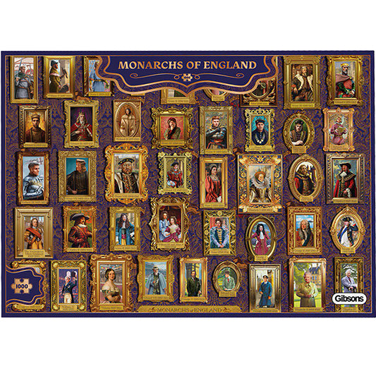 Monarchs of England 1000-Piece Jigsaw Puzzle