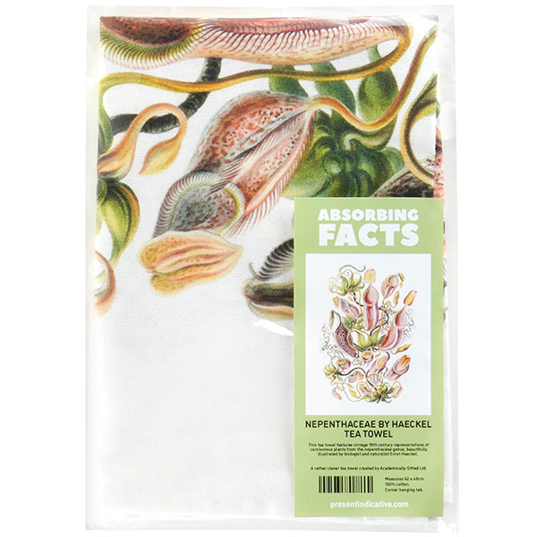 Nepenthaceae by Haeckel Tea Towel