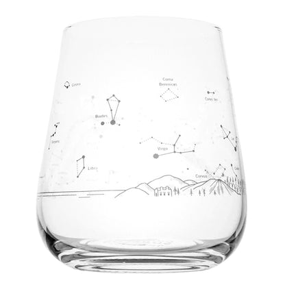 Night Sky Wine Glass