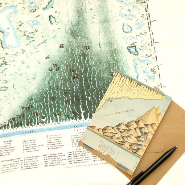 Rivers and Lakes Tea Towel