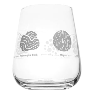 Rock Cycle Wine Glass