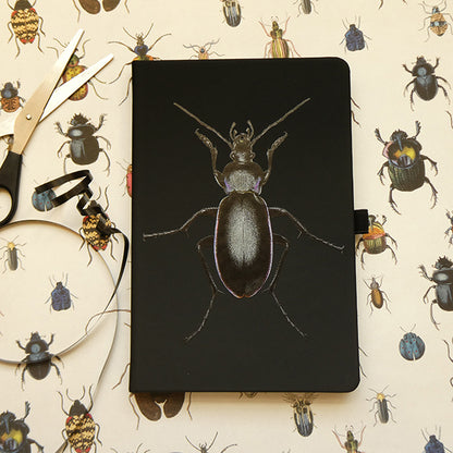 Violet Ground Beetle Notebook