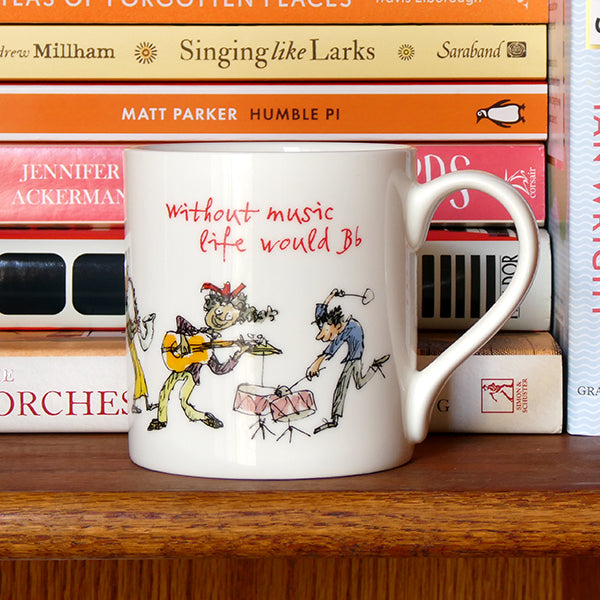 Quentin Blake Without Music Life Would B-Flat Mug
