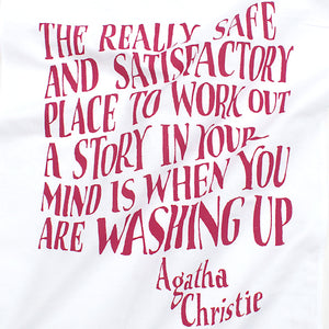 Agatha Christie Tea Towel