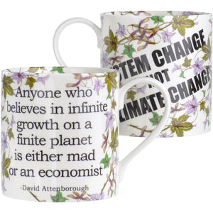 David Attenborough - System Change Mug