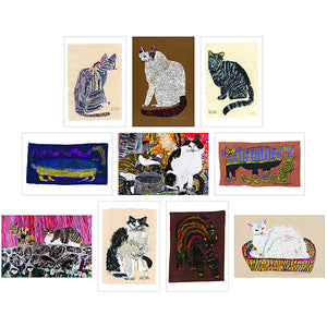 Cat Box - 100 Feline Postcards