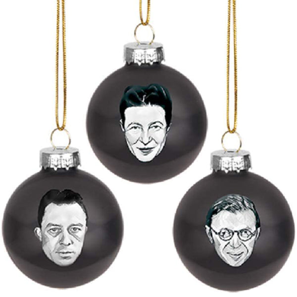 Existentialist Christmas Tree Ornaments