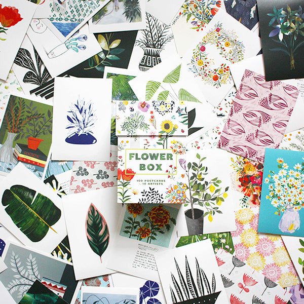 Flower Box - 100 Floral Postcards