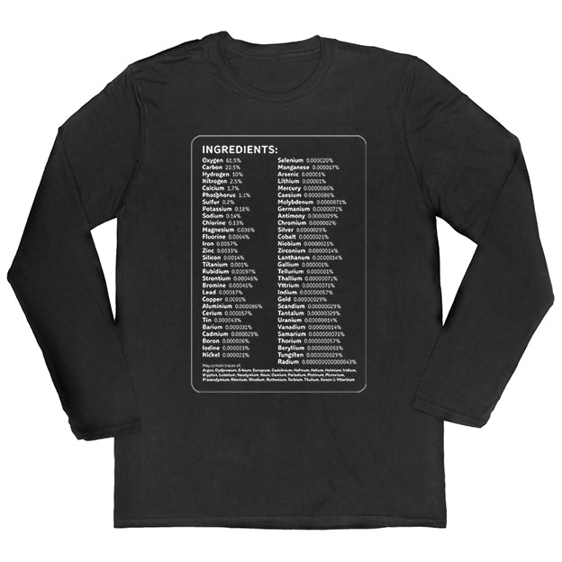 Human Ingredients Long-sleeved Unisex T-shirt