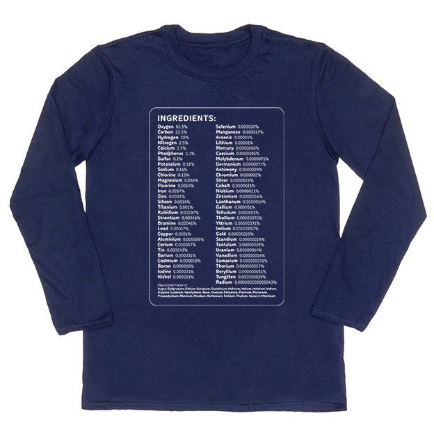 Human Ingredients Long-sleeved Unisex T-shirt