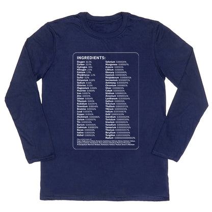 Human Ingredients Long-sleeved Unisex T-shirt