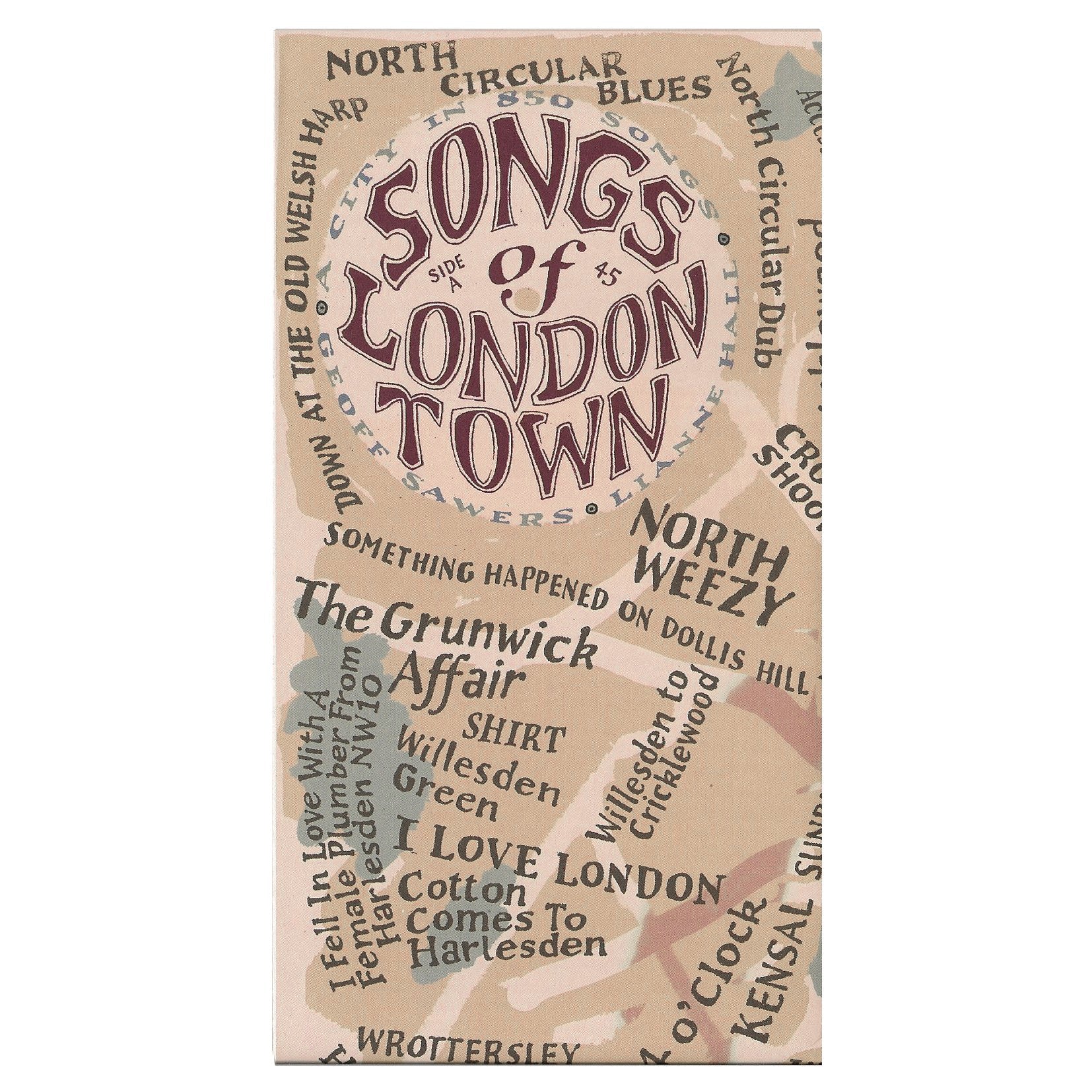 Songs of London Town Map