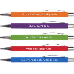 Set of Five Inspirational Pens