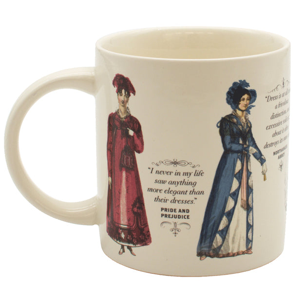 Jane Austen's Regency Finery Heat-Transformation Mug