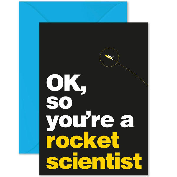 Rocket Scientist Card