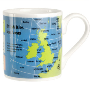 British Isles Sea Areas Mug