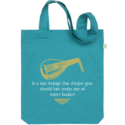 Shakespeare Music Tote Bag