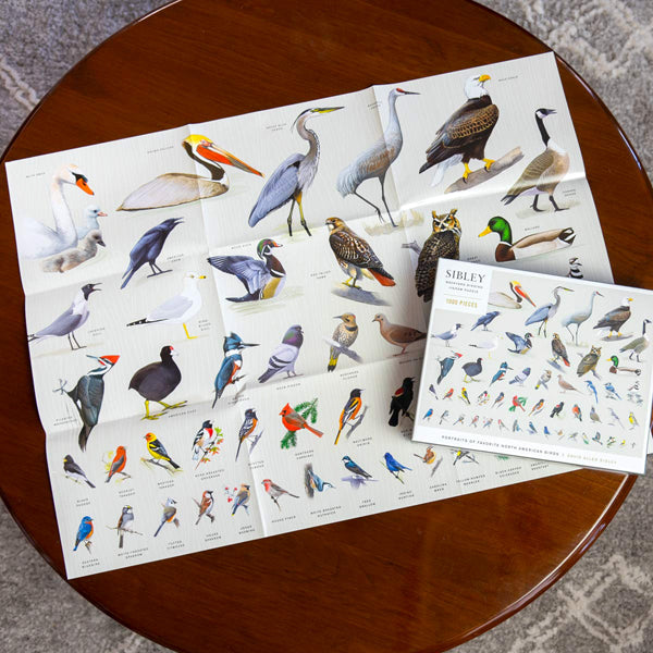 Sibley Backyard Birding 1000-piece Jigsaw Puzzle