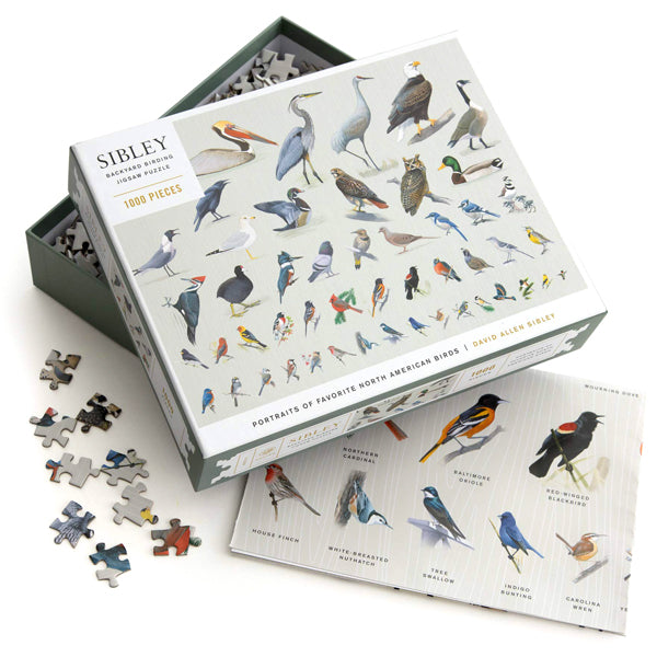 Sibley Backyard Birding 1000-piece Jigsaw Puzzle