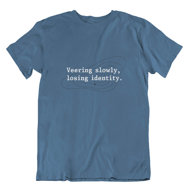 The Shipping Forecast: Veering slowly, losing identity T-shirt Indigo