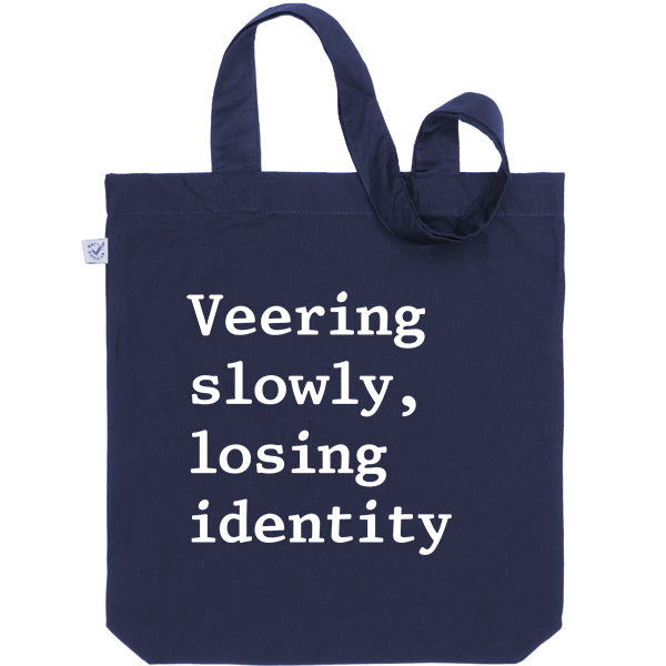 The Shipping Forecast: Veering slowly, losing identity Navy Tote Bag