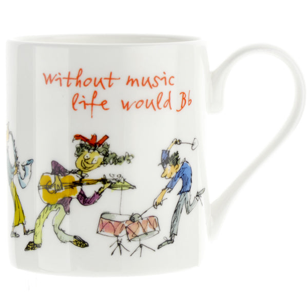 Quentin Blake Without Music Life Would B-Flat Mug