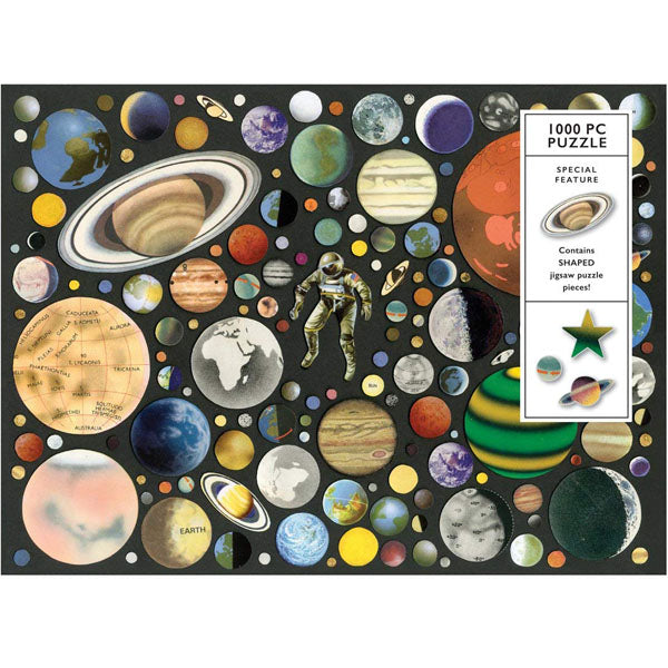 Zero Gravity 1000 Piece Puzzle With Shaped Pieces