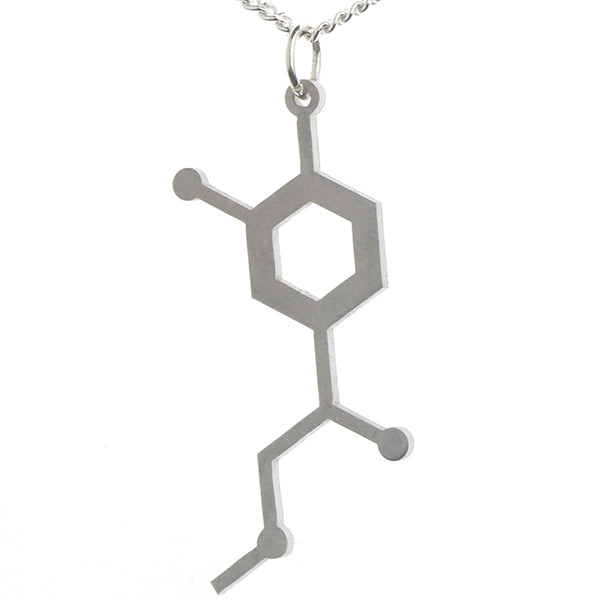 Adrenaline Molecule Necklace Stainless Steel