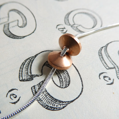 Copper Drops Pendant