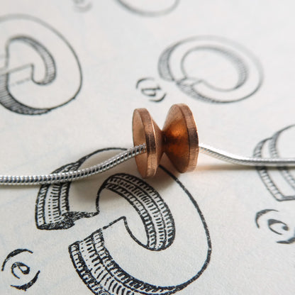 Copper Drops Pendant