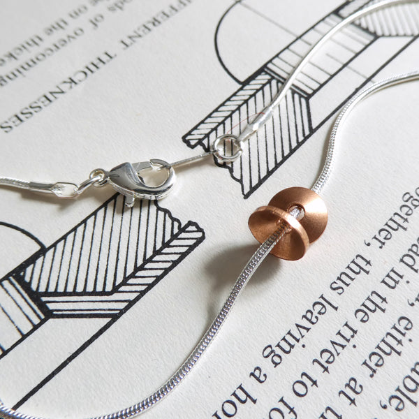 Copper Drops Pendant