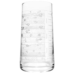 Stratigraphy Core Sample Drinking Glass