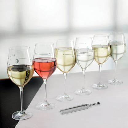 Glass of Music Wine Glass