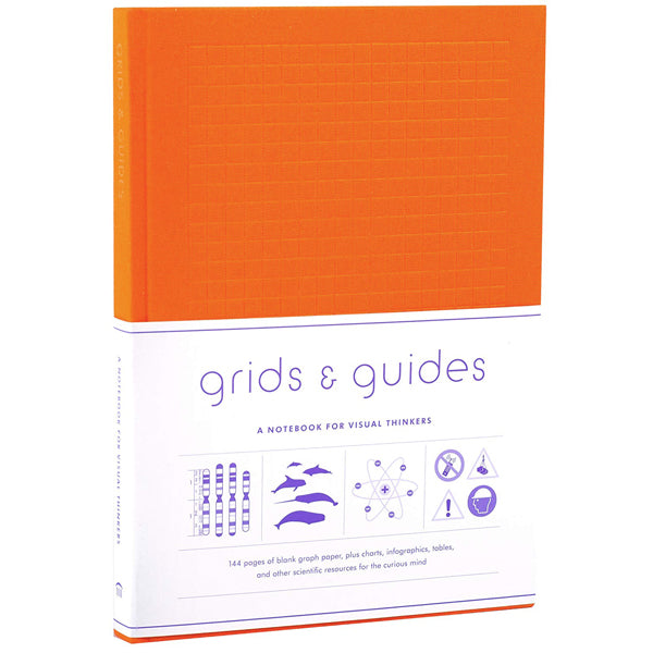 Grids & Guides (Orange): A Notebook for Visual Thinkers