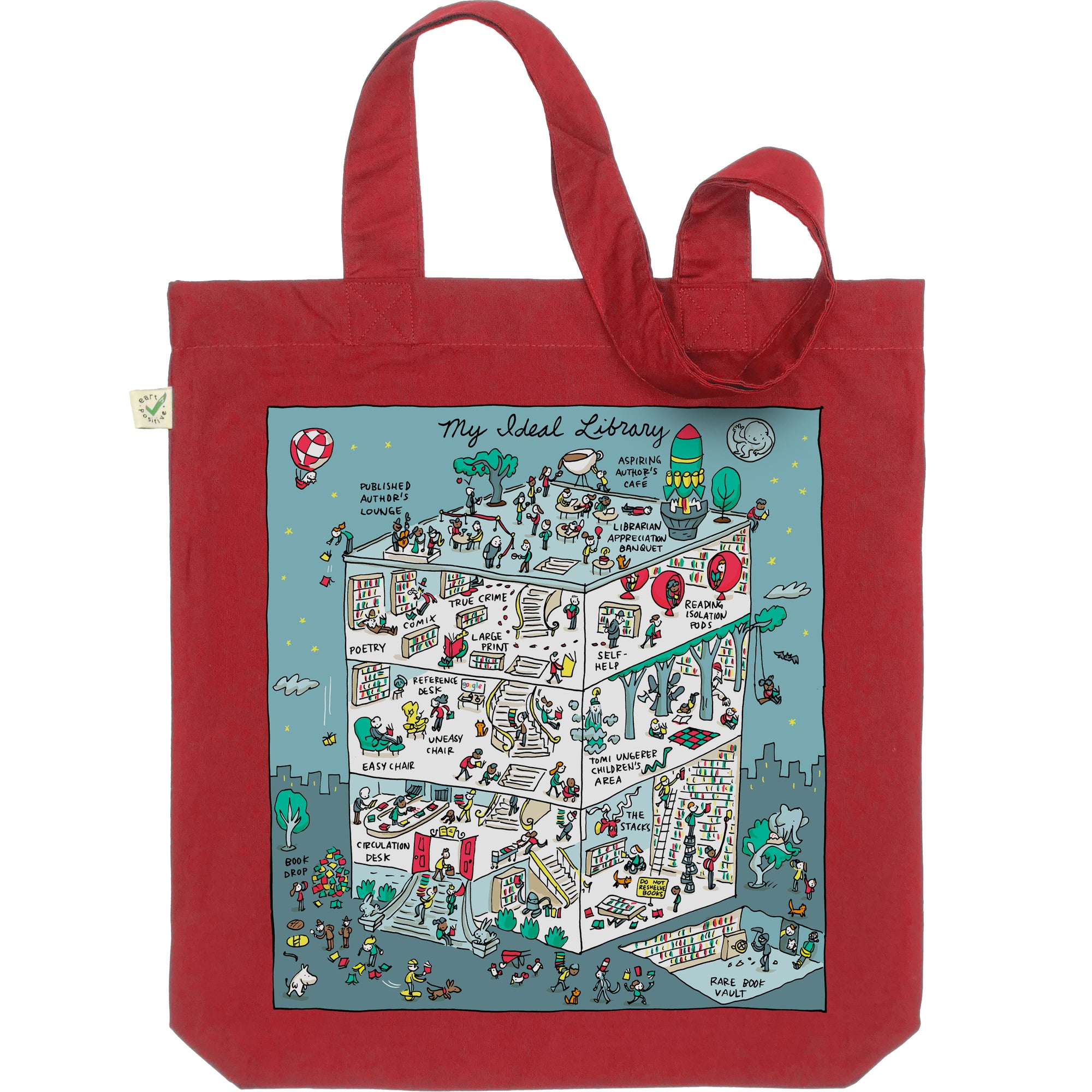 My Ideal Library - Grant Snider Tote Bag