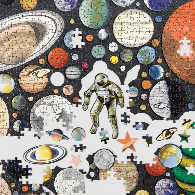 Zero Gravity 1000 Piece Puzzle With Shaped Pieces
