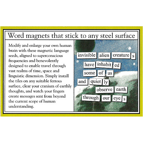 Magnetic Poetry - Sci-Fi Edition