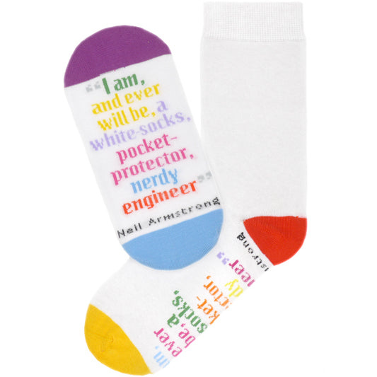 Neil Armstrong White Socks