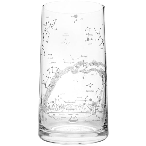 Night Sky Drinking Glass Present Indicative