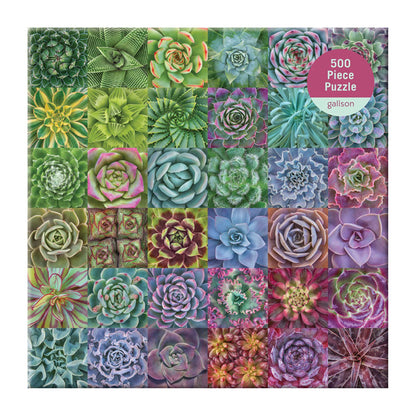 peace by peace succulents puzzle Succulent Spectrum 500-piece Jigsaw Puzzle – Present Indicative
