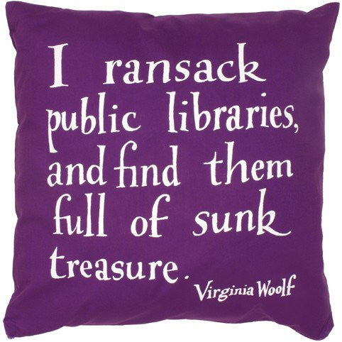 Woolf Library Cushion Cover
